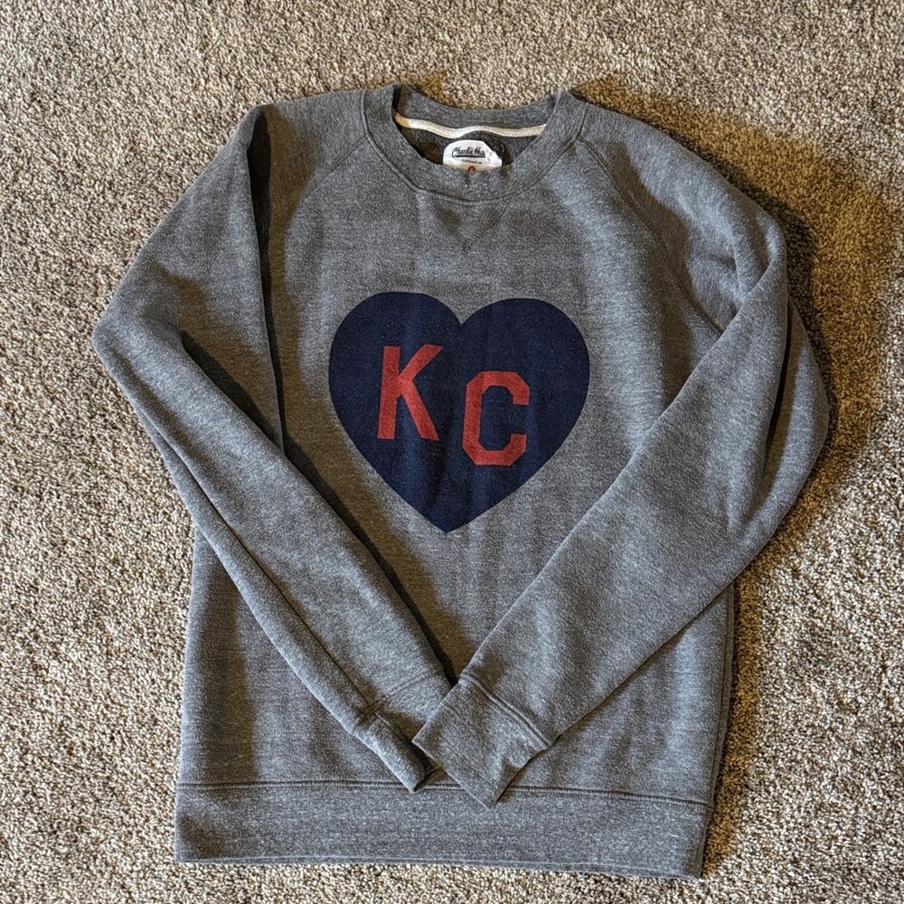 Charlie Hustle KC Heart Crewneck